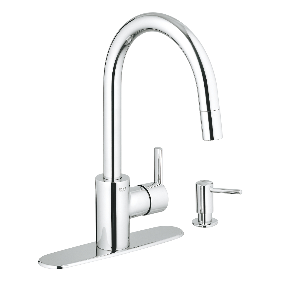 GROHE Feel Einhand-Spültischbatterie, 1/2″ #30126000 - chrom