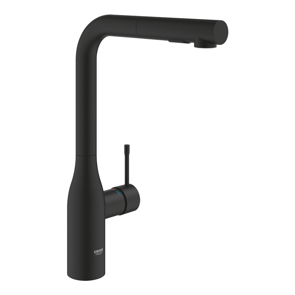GROHE Essence Einhand-Spültischbatterie, 1/2″ #30504KF0 - phantom black