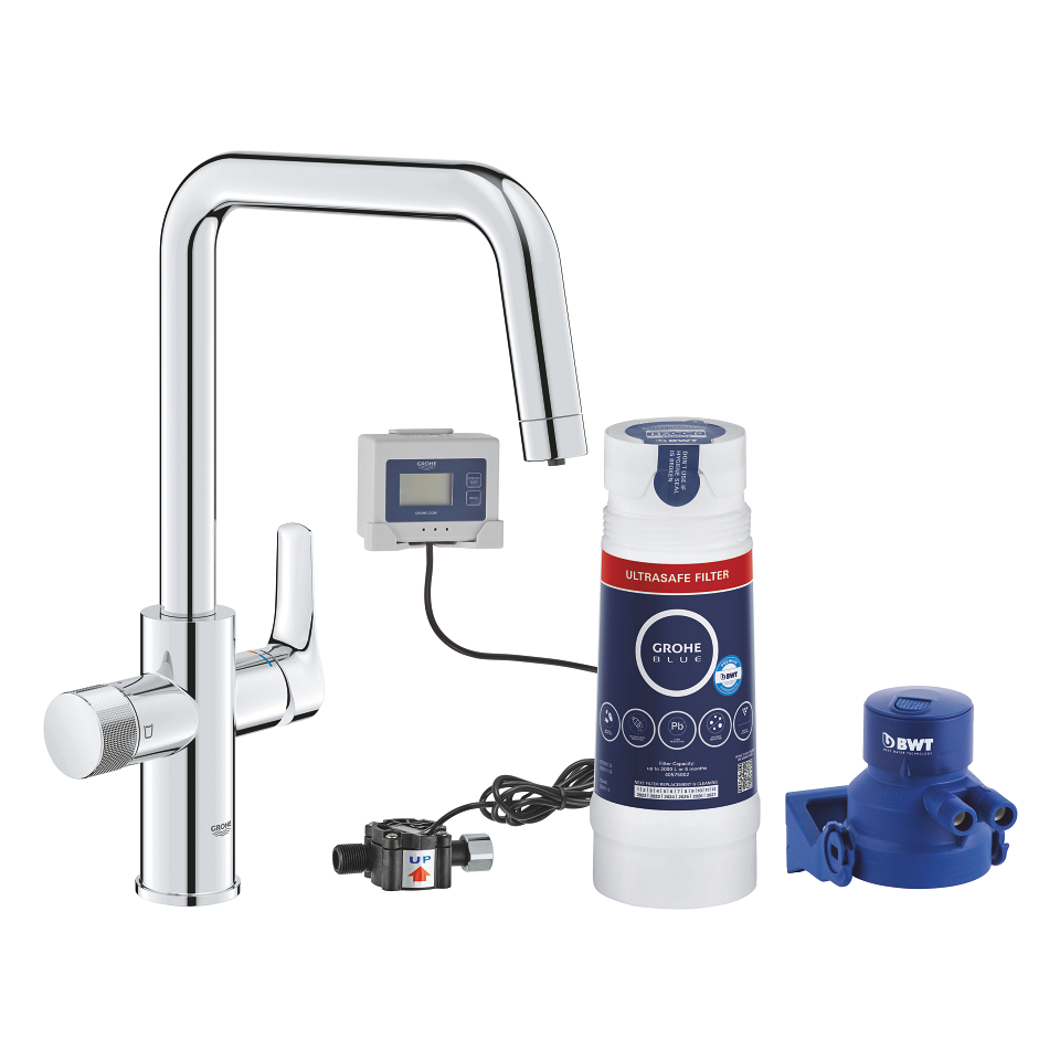 GROHE Blue Pure Start Starter Kit mit Ultrasafe Filter #30594000 - chrom