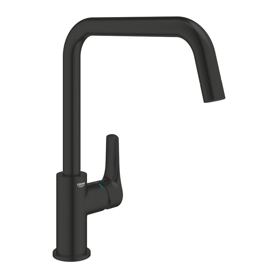 GROHE Eurosmart Einhand-Spültischbatterie, 1/2″ #305672430 - matt black