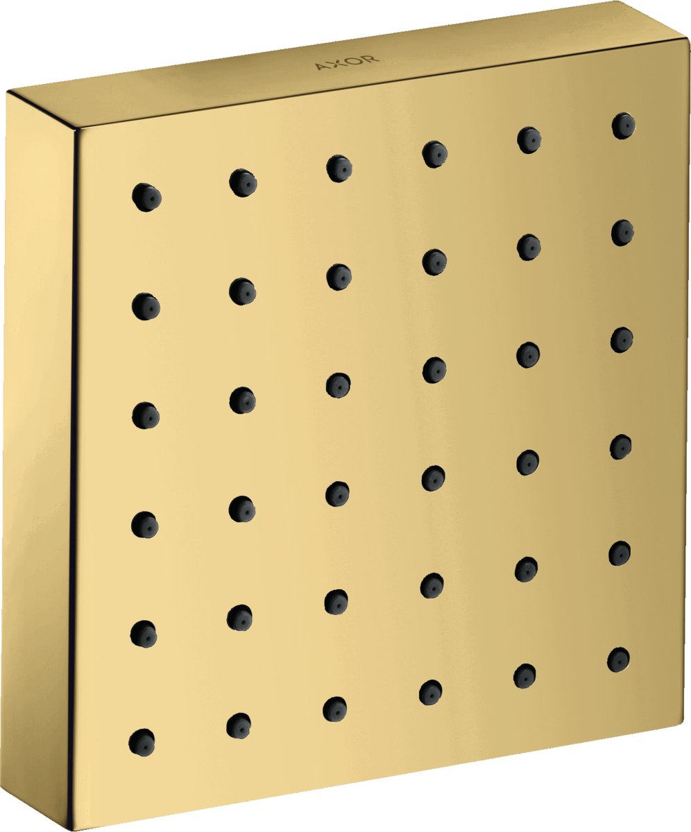 HANSGROHE AXOR ShowerSolutions Brausemodul 120/120 Unterputz eckig #28491990 - Polished Gold Optic