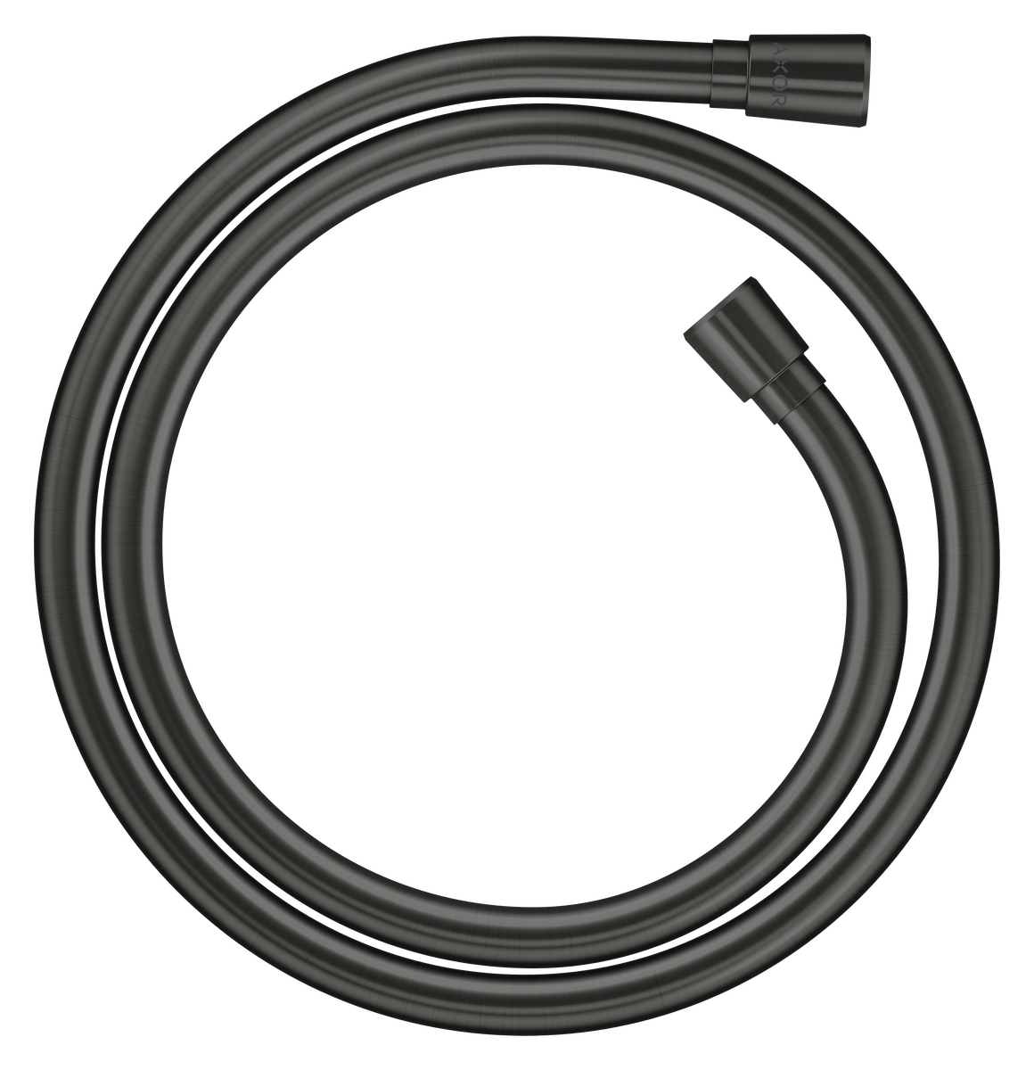 HANSGROHE Metalleffekt Brauseschlauch 1,25 m mit konischen Muttern #28622340 - Brushed Black Chrome