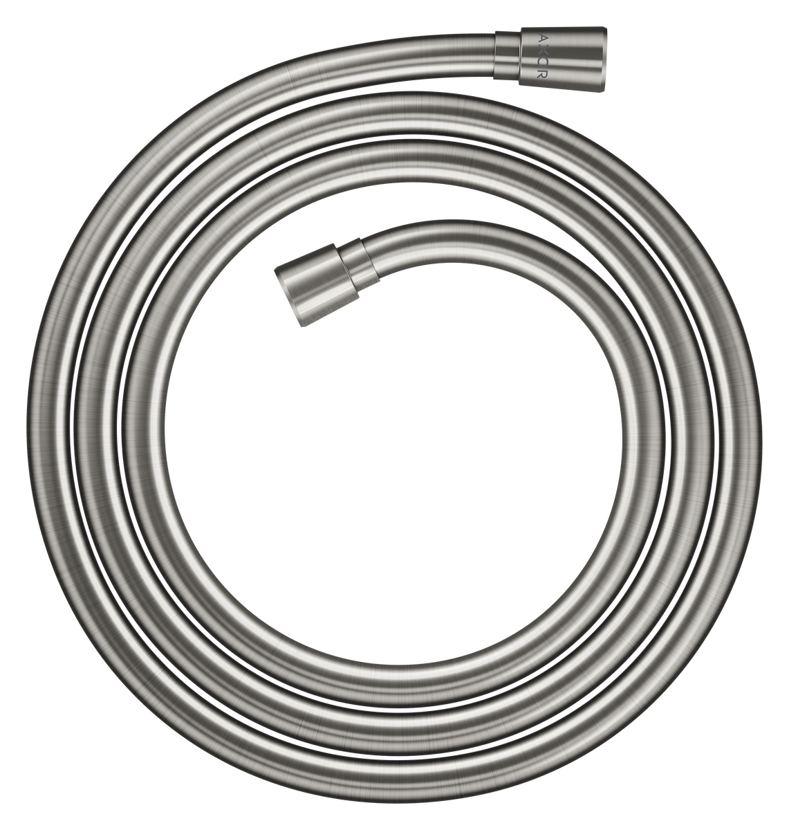 HANSGROHE AXOR ShowerSolutions Metalleffekt Brauseschlauch 2,00 m mit konischen Muttern #28624800 - Edelstahl Optic