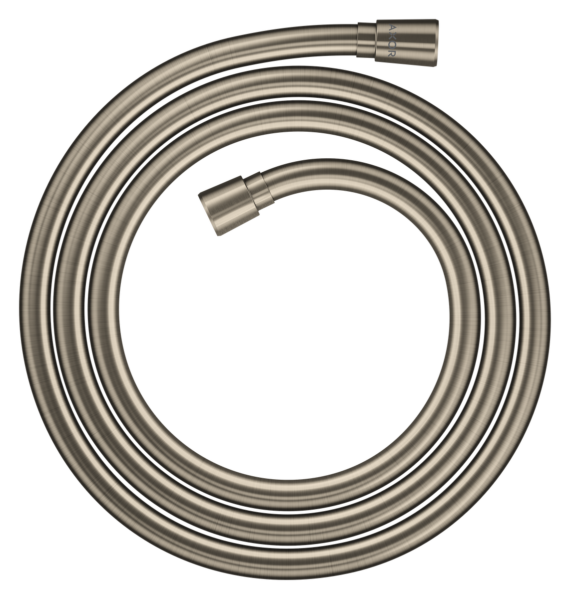 HANSGROHE AXOR ShowerSolutions Metalleffekt Brauseschlauch 2,00 m mit konischen Muttern #28624820 - Brushed Nickel