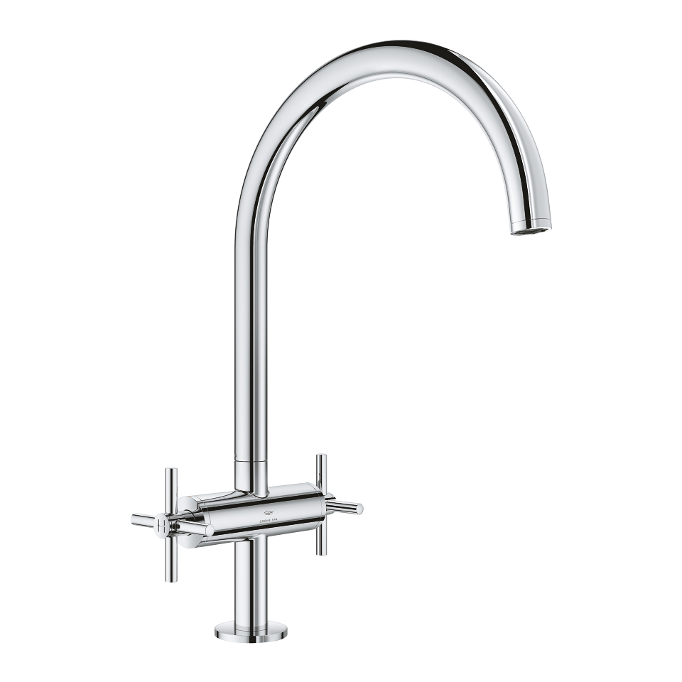 GROHE Atrio Zweigriff-Spültischbatterie, 1/2″ #30609000 - chrom