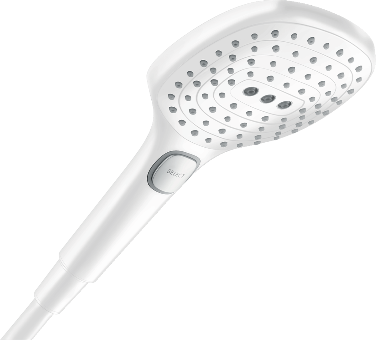HANSGROHE Raindance Select E Handbrause 120 3jet PowderRain EcoSmart #28728700 - Mattweiß