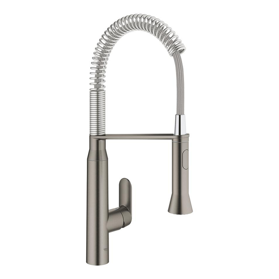 GROHE K7 Einhand-Spültischbatterie, 1/2″ #31379AL0 - hard graphite gebürstet