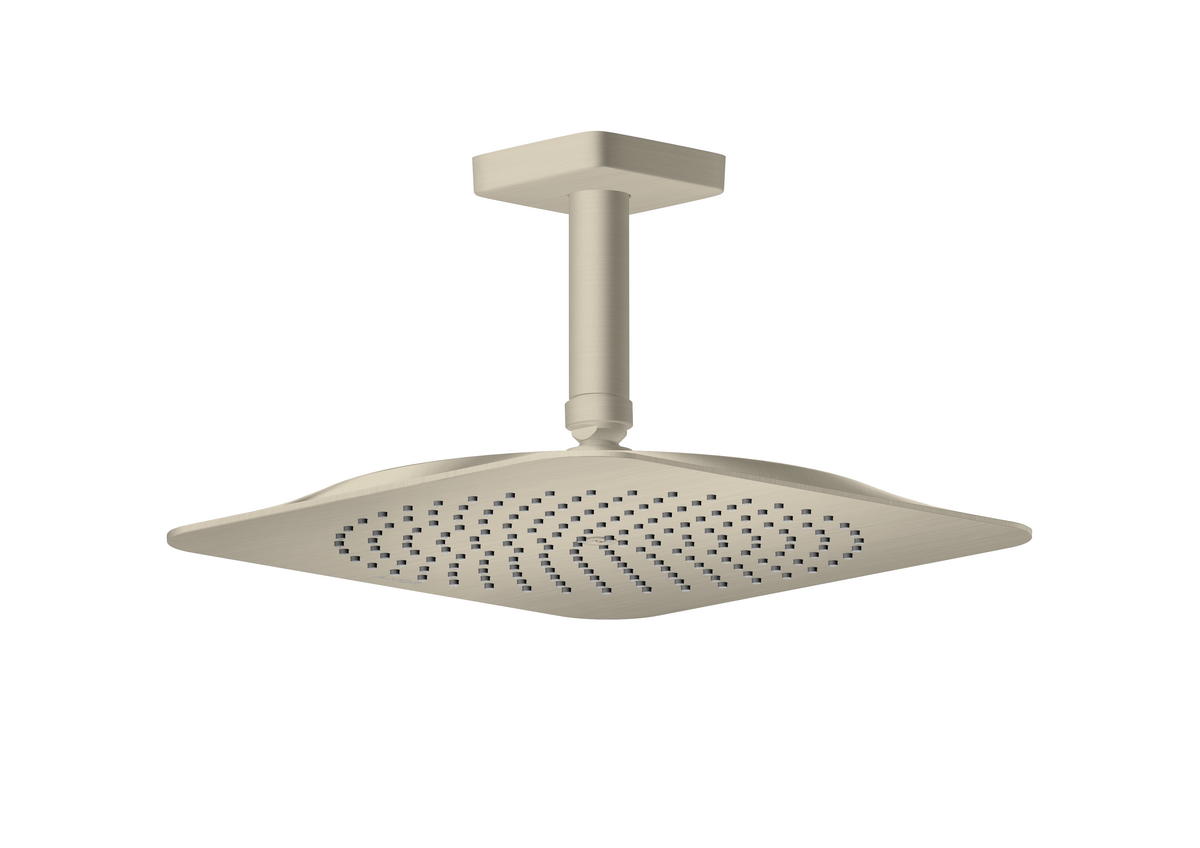HANSGROHE AXOR Citterio C Kopfbrause 270/270 1jet EcoSmart mit Deckenanschluss #28793820 - Brushed Nickel