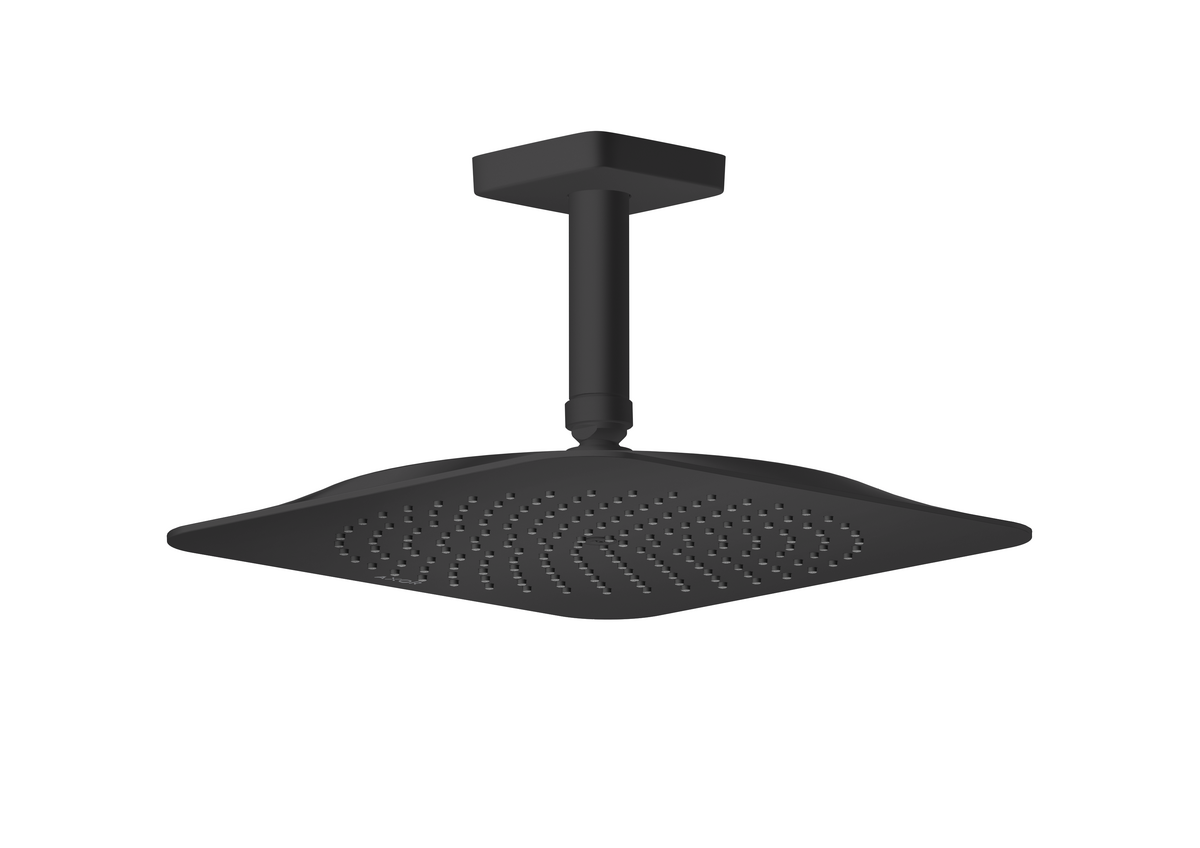 HANSGROHE AXOR Citterio C Kopfbrause 270/270 1jet EcoSmart mit Deckenanschluss #28793670 - Mattschwarz