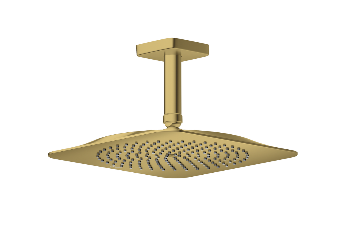 HANSGROHE AXOR Citterio C Kopfbrause 270/270 1jet EcoSmart mit Deckenanschluss #28793990 - Polished Gold Optic