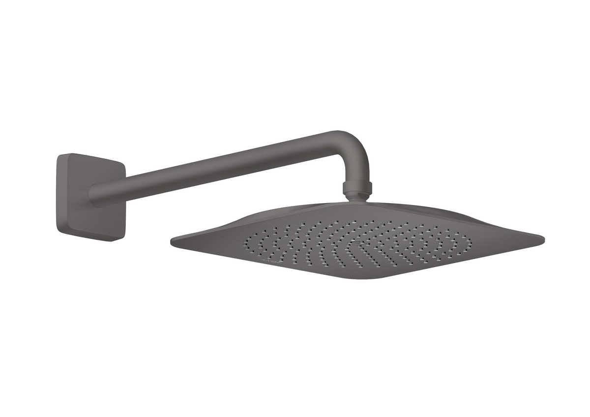 HANSGROHE AXOR Citterio C Kopfbrause 270/270 1jet EcoSmart mit Brausearm #28791340 - Brushed Black Chrome