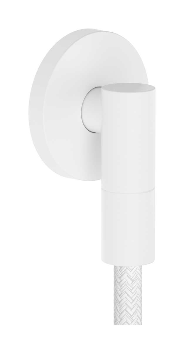 HANSGROHE FixFit Fine S Wandanschluss mit Rückflussverhinderer #28882700 - Mattweiß