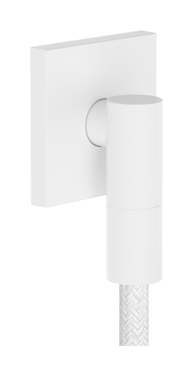 HANSGROHE FixFit Fine E Wandanschluss mit Rückflussverhinderer #28883700 - Mattweiß