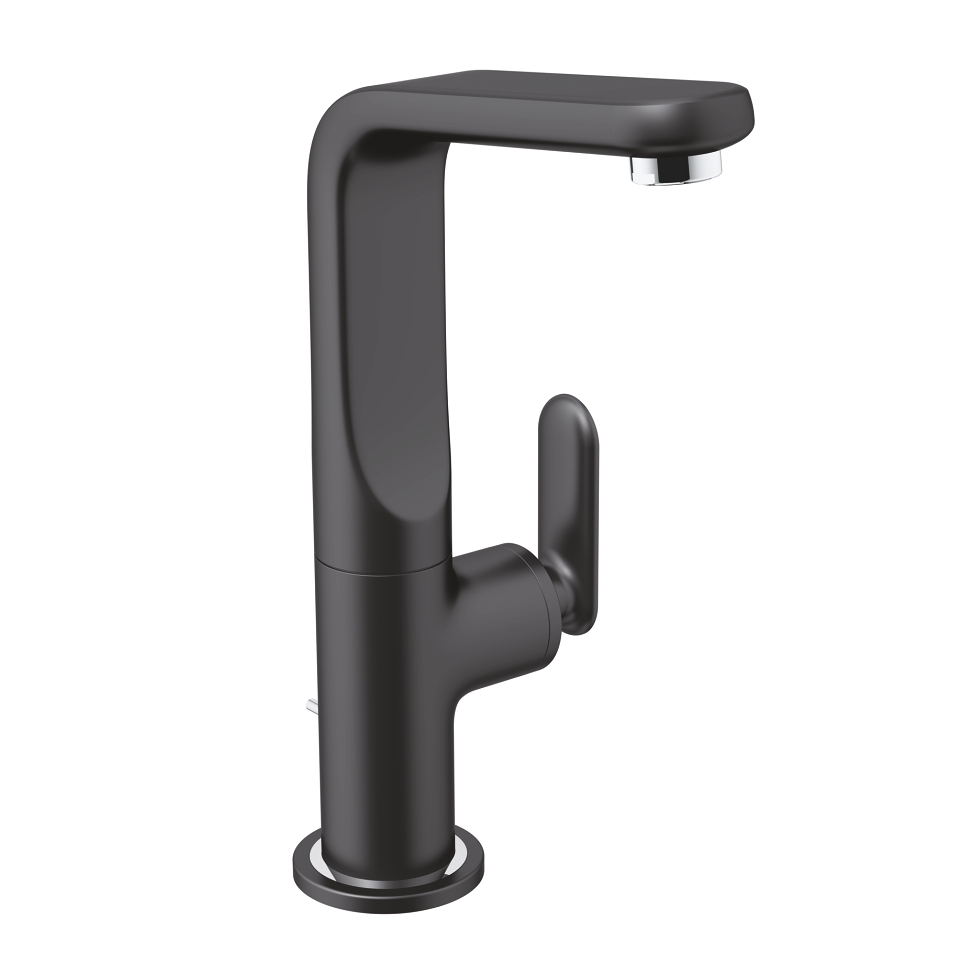 GROHE Veris Einhand-Waschtischbatterie, 1/2″ L-Size #32184KS0 - velvet black