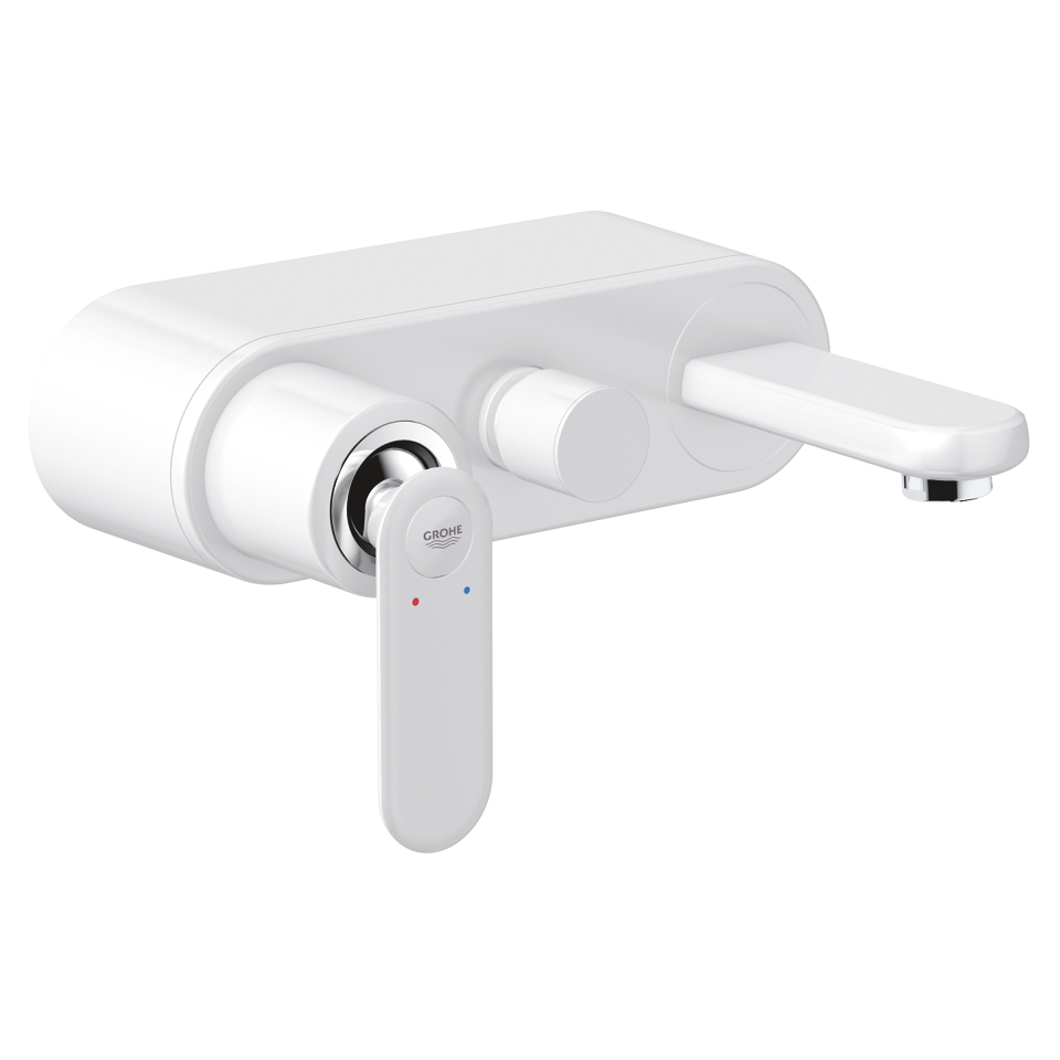 GROHE Veris Einhand-Wannenbatterie, 1/2″ #32195LS0 - moon white
