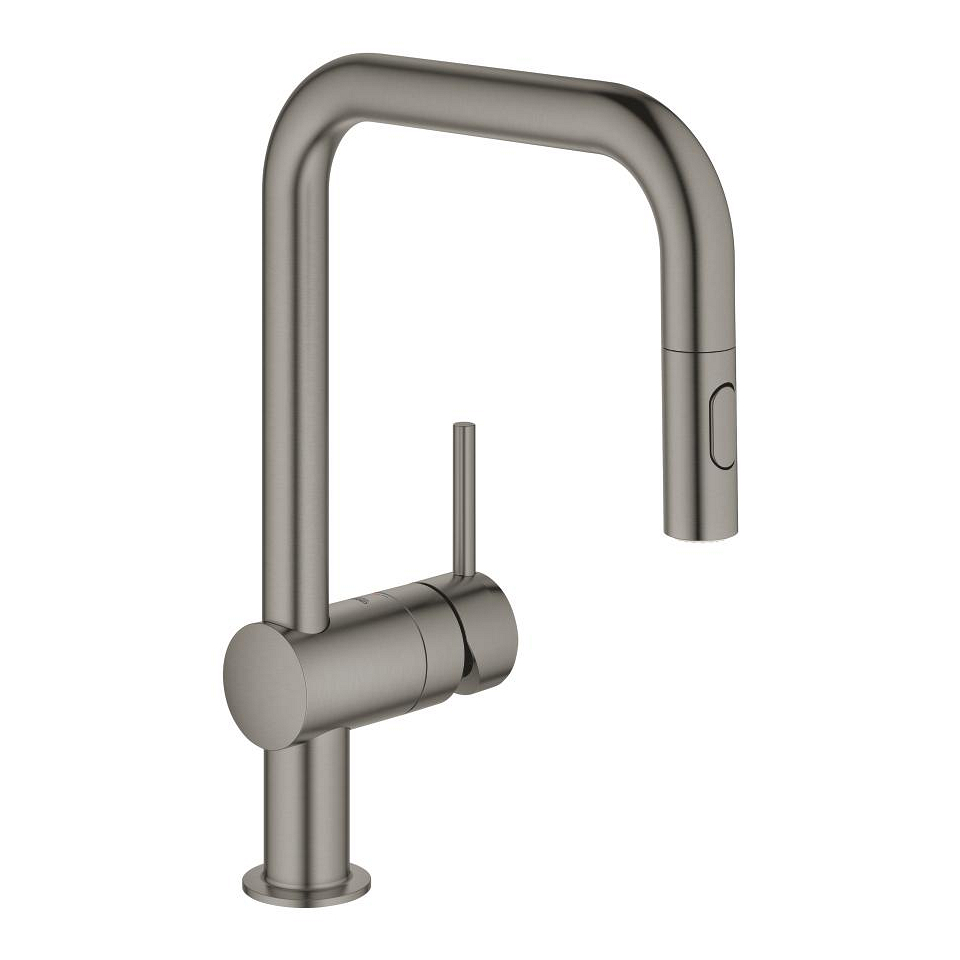GROHE Minta Einhand-Spültischbatterie, 1/2″ #32322AL2 - hard graphite gebürstet