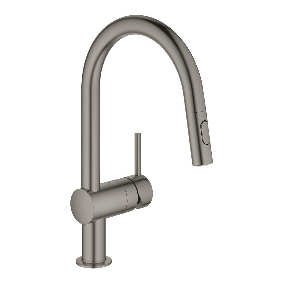 GROHE Minta Einhand-Spültischbatterie, 1/2″ #32321AL2 - hard graphite gebürstet