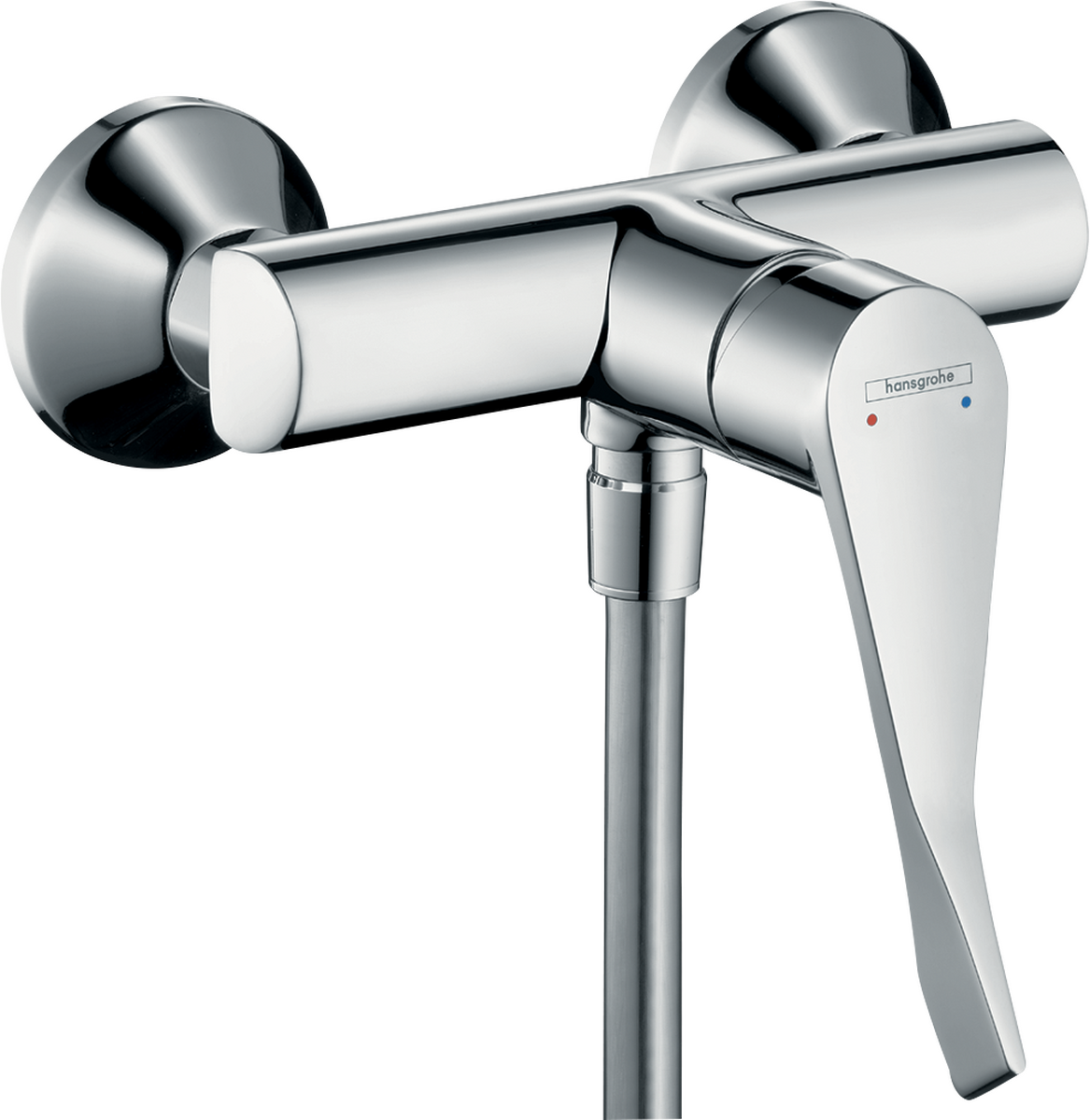 HANSGROHE Focus Einhebel-Brausemischer Aufputz mit extra langem Comfortgriff 12,1 cm #31916000 - Chrom