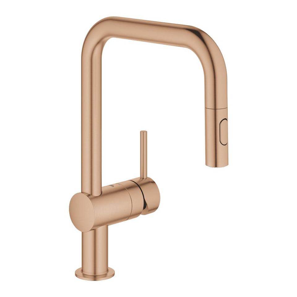 GROHE Minta Einhand-Spültischbatterie, 1/2″ #32322DL2 - warm sunset gebürstet