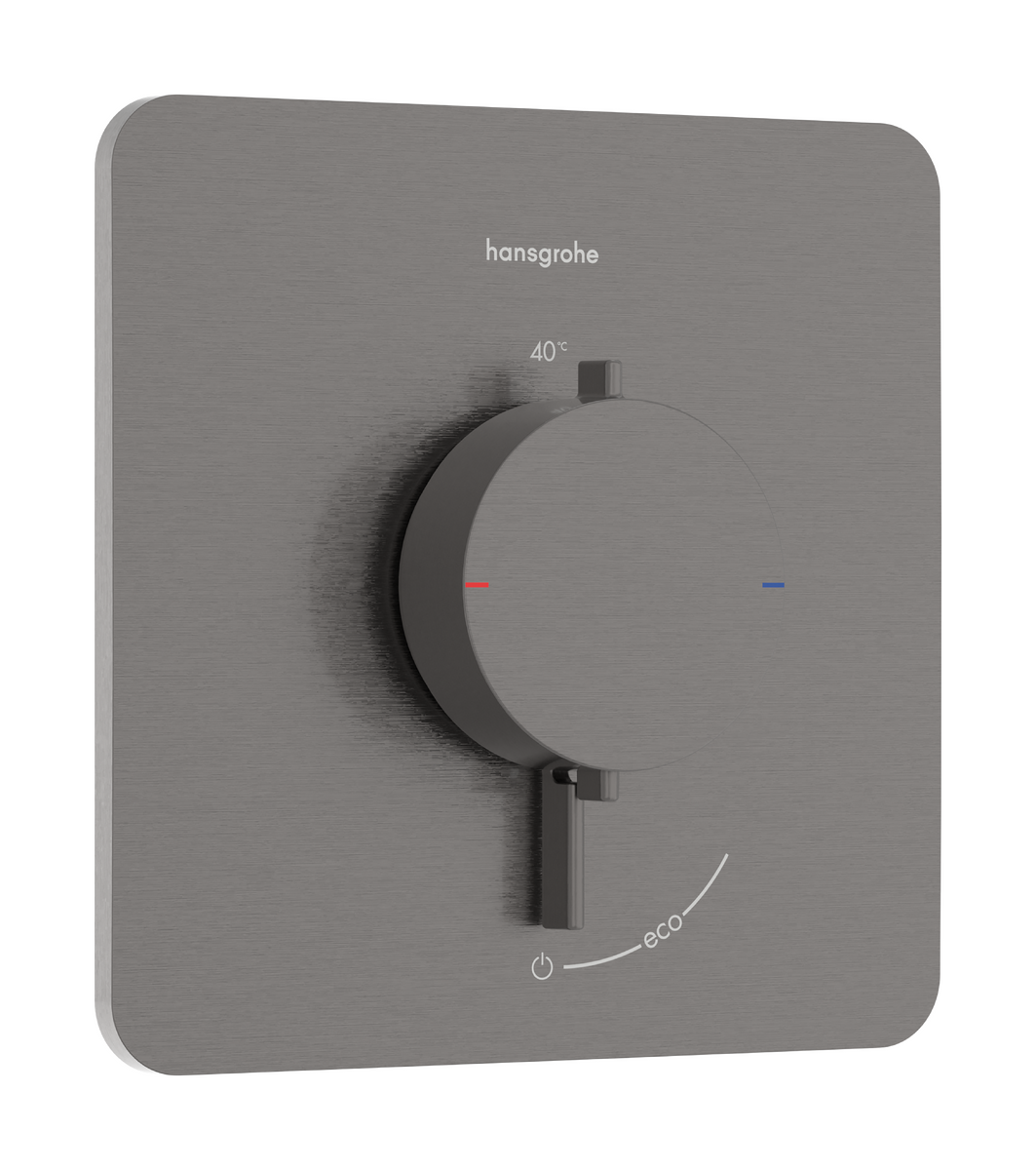 HANSGROHE Ecostat Comfort Q Thermostat Unterputz für 1 Verbraucher #33712340 - Brushed Black Chrome