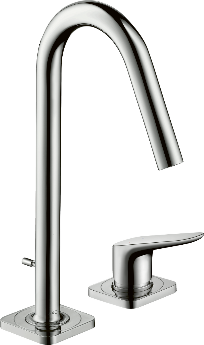 HANSGROHE AXOR Citterio M 2-Loch Waschtischmischer 160 mit Zugstangen-Ablaufgarnitur #34132000 - Chrom