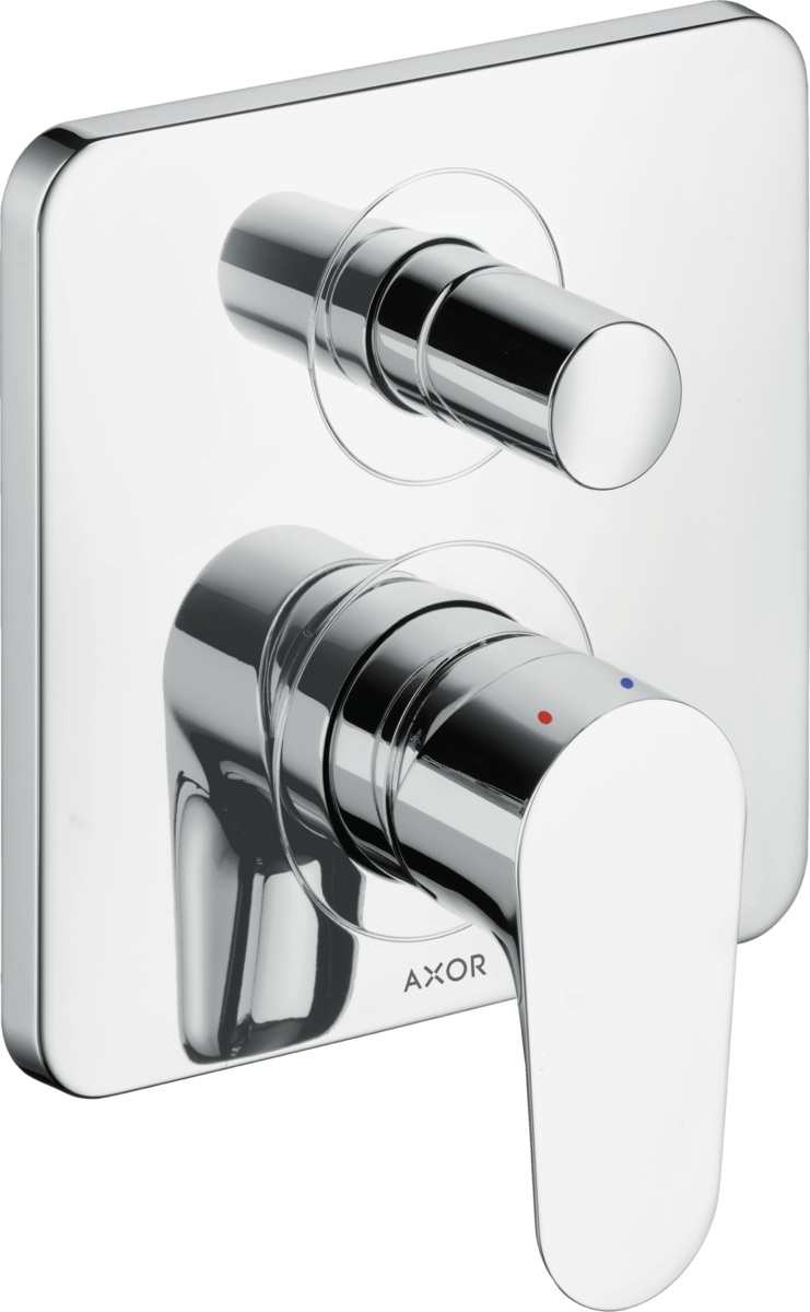 HANSGROHE AXOR Citterio M Einhebel-Wannenmischer Unterputz mit integrierter Sicherungskombination nach EN1717 #34427000 - Chrom