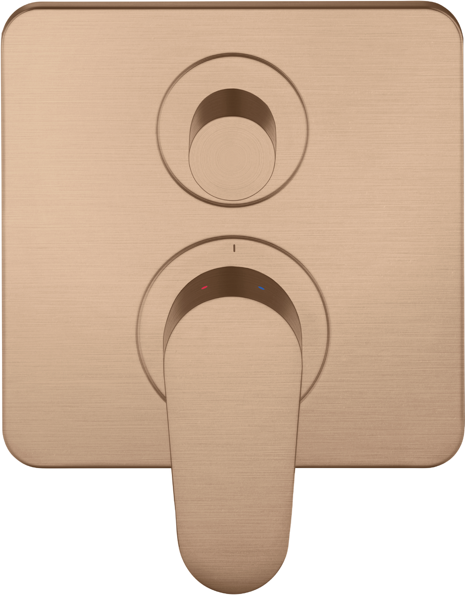 HANSGROHE AXOR Citterio M Einhebel-Wannenmischer Unterputz #34425310 - Brushed Red Gold