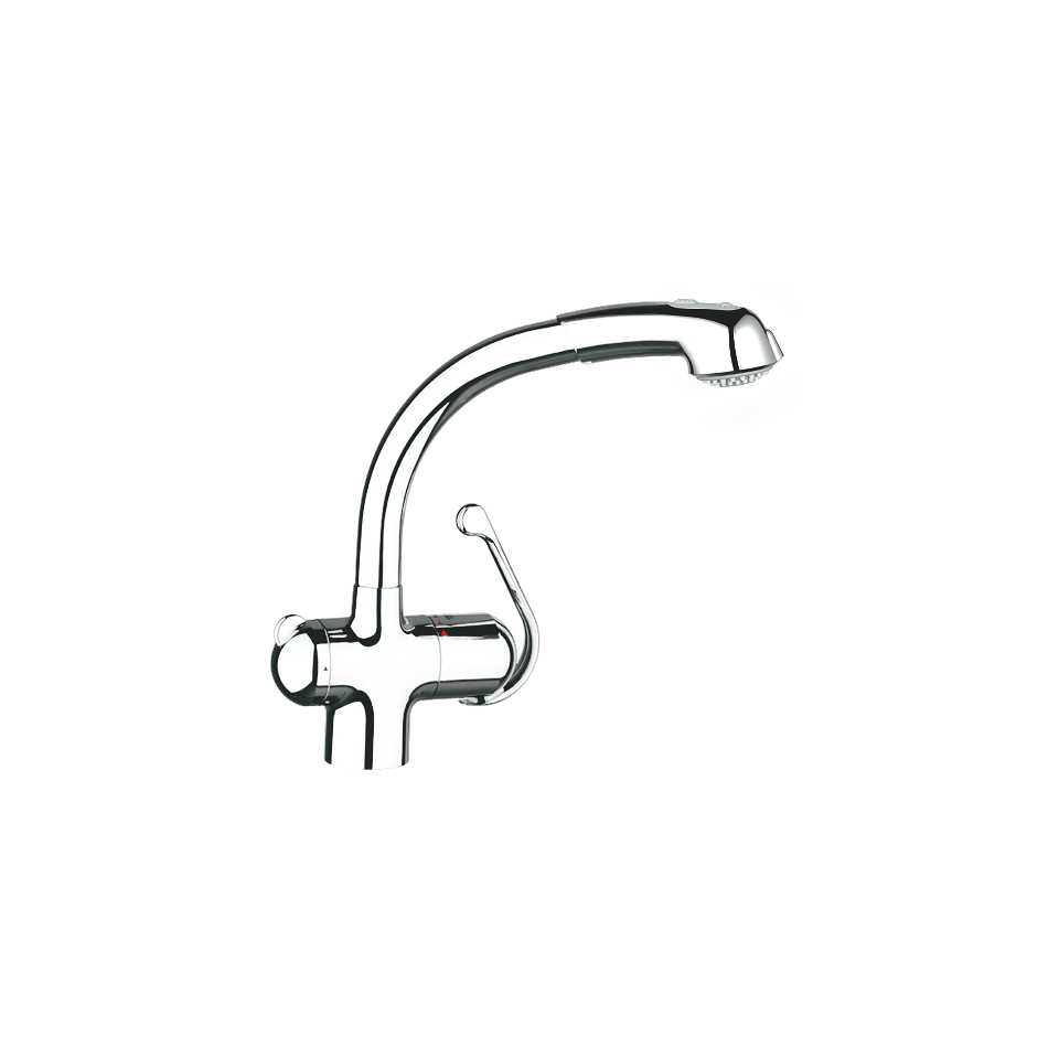 GROHE Zedra Einhand-Spültischbatterie, 1/2″ #33727000 - chrom