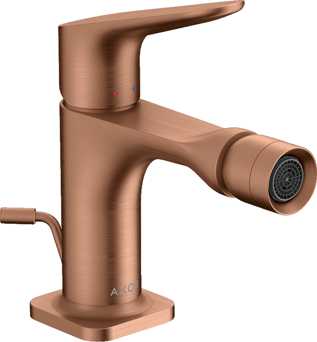 HANSGROHE AXOR Citterio M Einhebel-Bidetmischer mit Zugstangen-Ablaufgarnitur #34210310