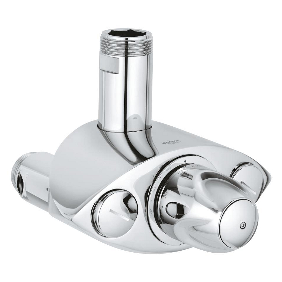 GROHE Grohtherm XL Thermostat-Batterie, 1″ #35085000 - chrom