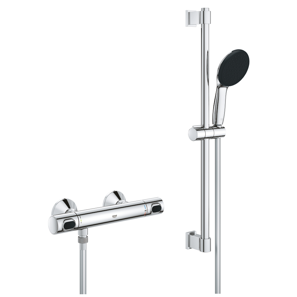 GROHE Precision Flow Thermostat-Brausebatterie, 1/2″ #34800001 - chrom