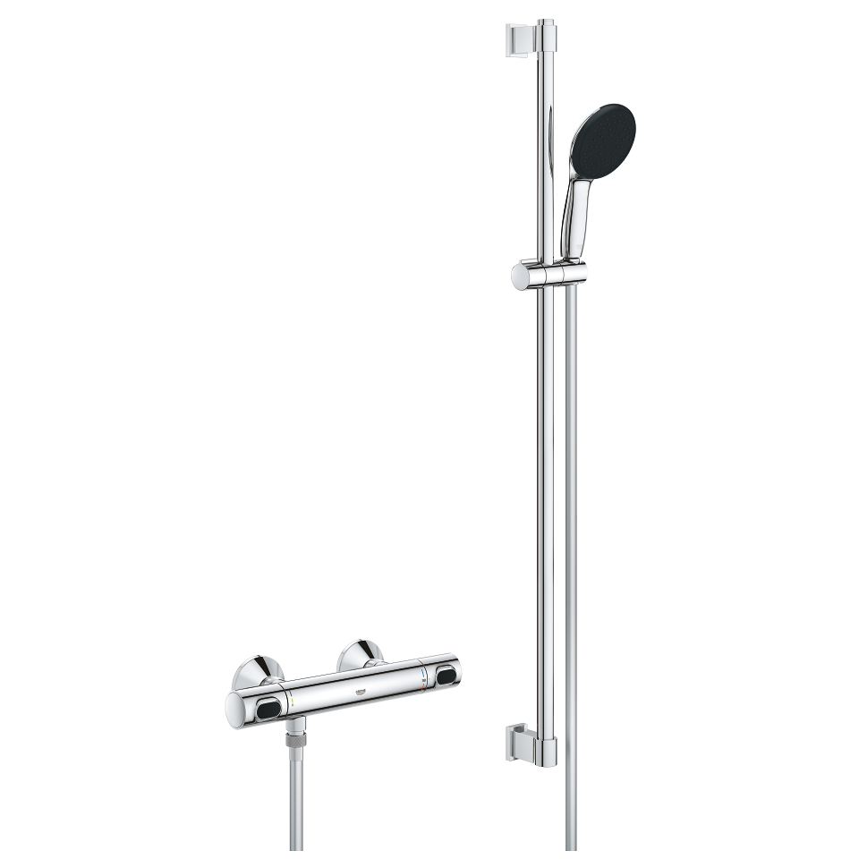 GROHE Precision Flow Thermostat-Brausebatterie, 1/2″ #34805001 - chrom