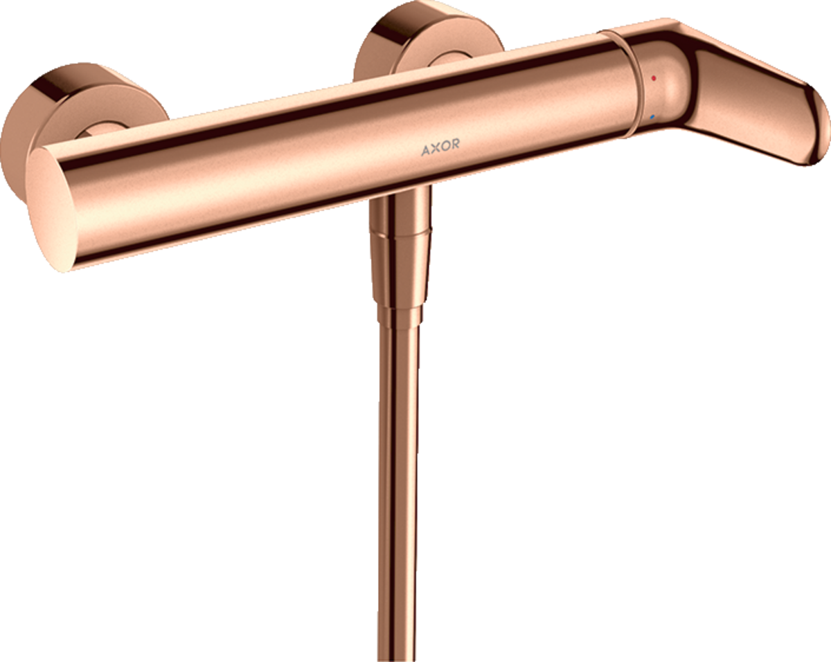 HANSGROHE AXOR Citterio M Einhebel-Brausemischer Aufputz #34620300 - Polished Red Gold