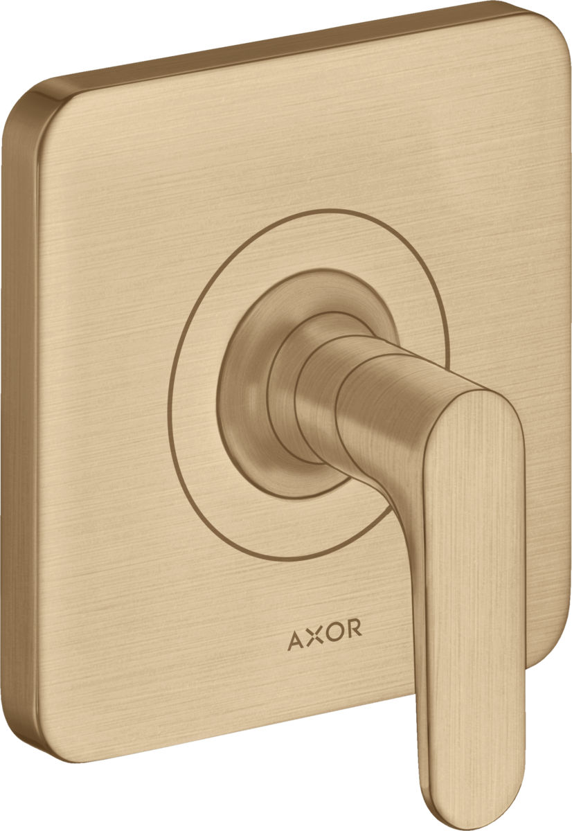 HANSGROHE AXOR Citterio M Absperrventil Unterputz mit Hebelgriff #34960140 - Brushed Bronze