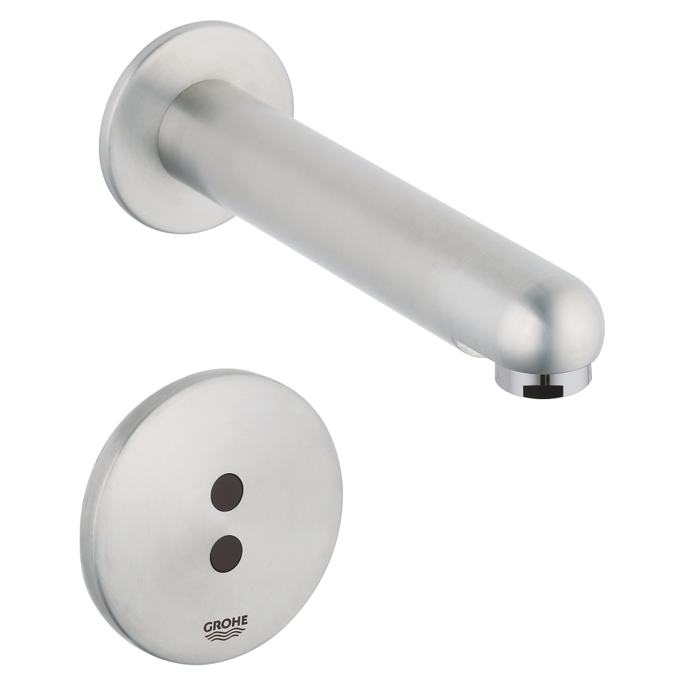 GROHE Europlus E Infrarot-Elektronik für Waschtisch-Wandarmatur #36042SD0 - edelstahl