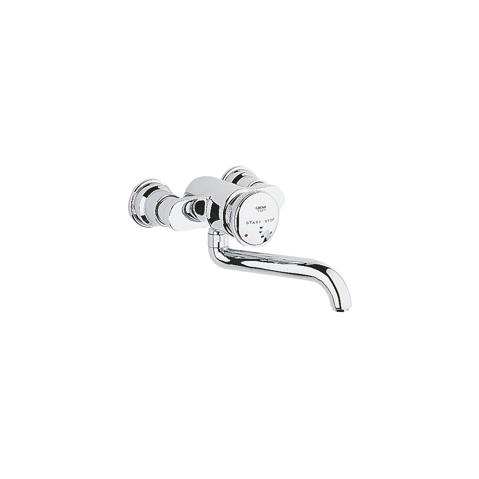 GROHE Contromix Public Selbstschluss-Waschtischbatterie, 1/2″ mit Mischung #36113000 - chrom