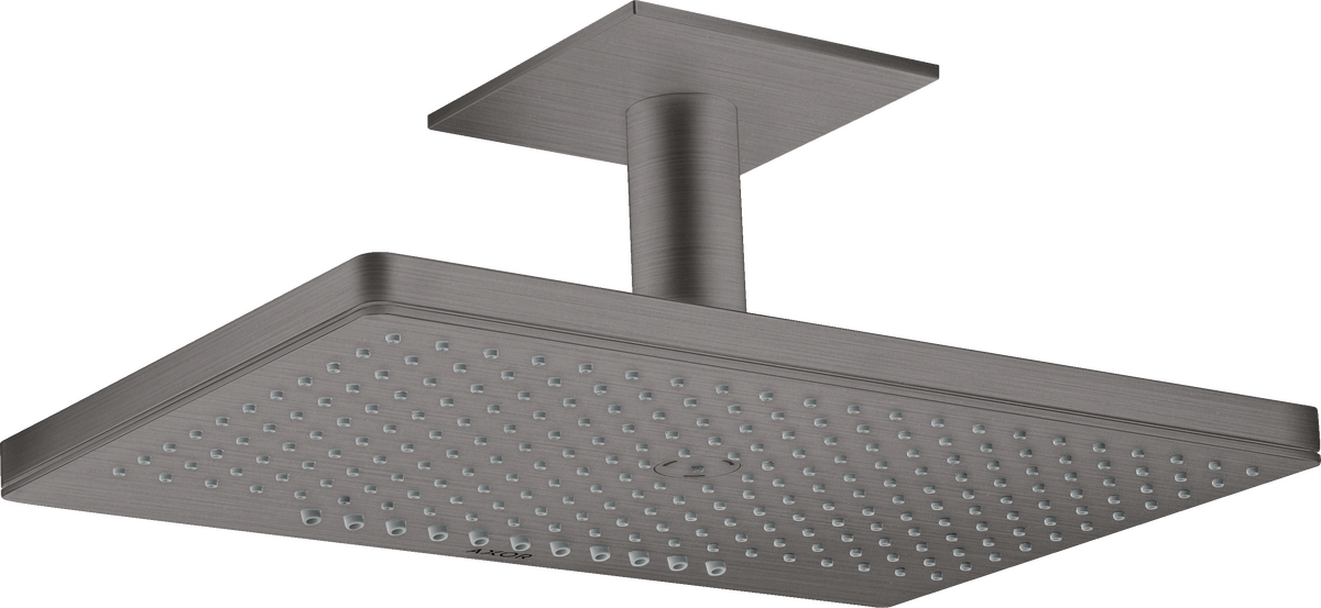 HANSGROHE AXOR ShowerSolutions Kopfbrause 460/300 2jet mit Deckenanschluss #35279340 - Brushed Black Chrome
