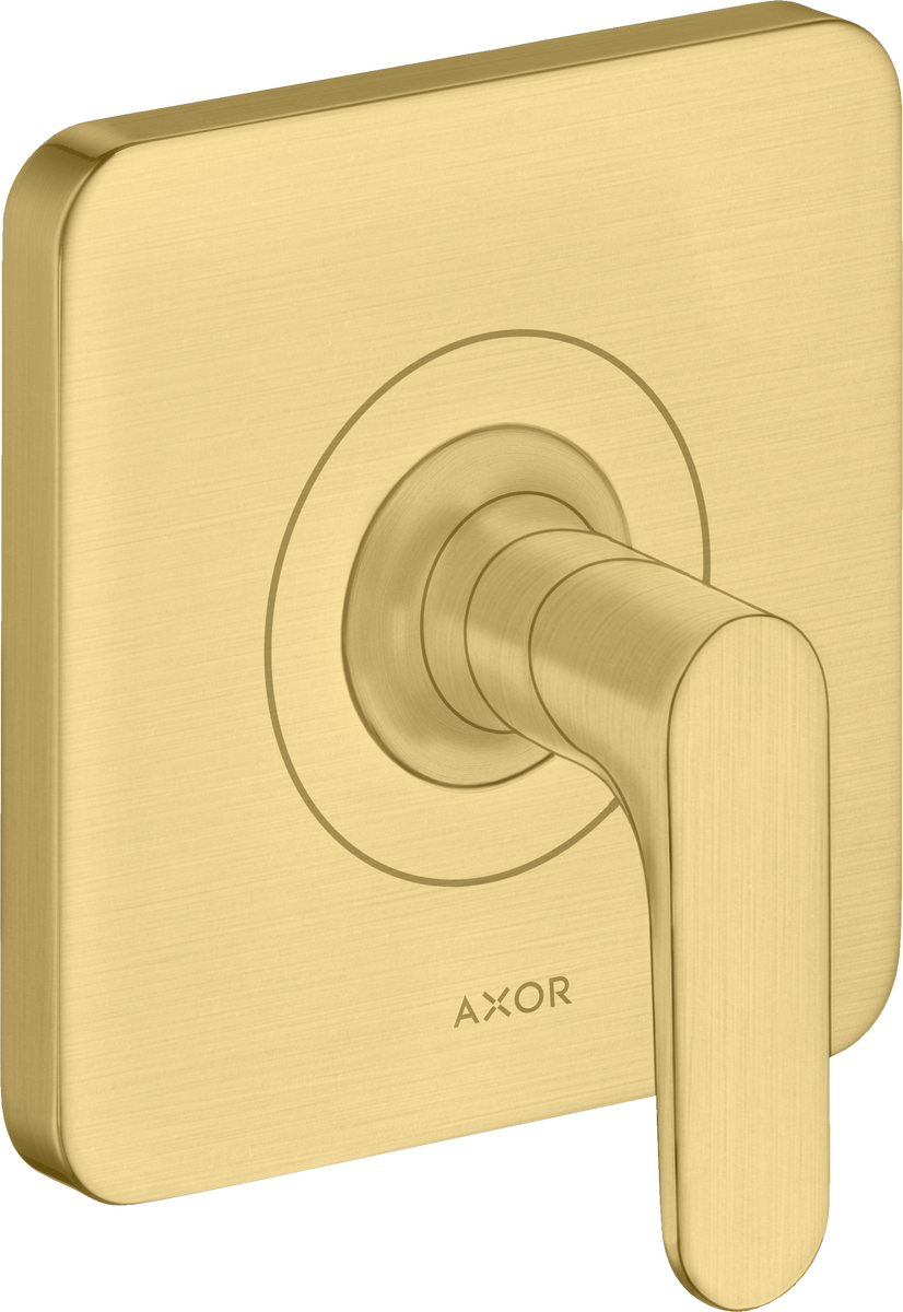 HANSGROHE AXOR Citterio M Absperrventil Unterputz mit Hebelgriff #34960250 - Brushed Gold Optic