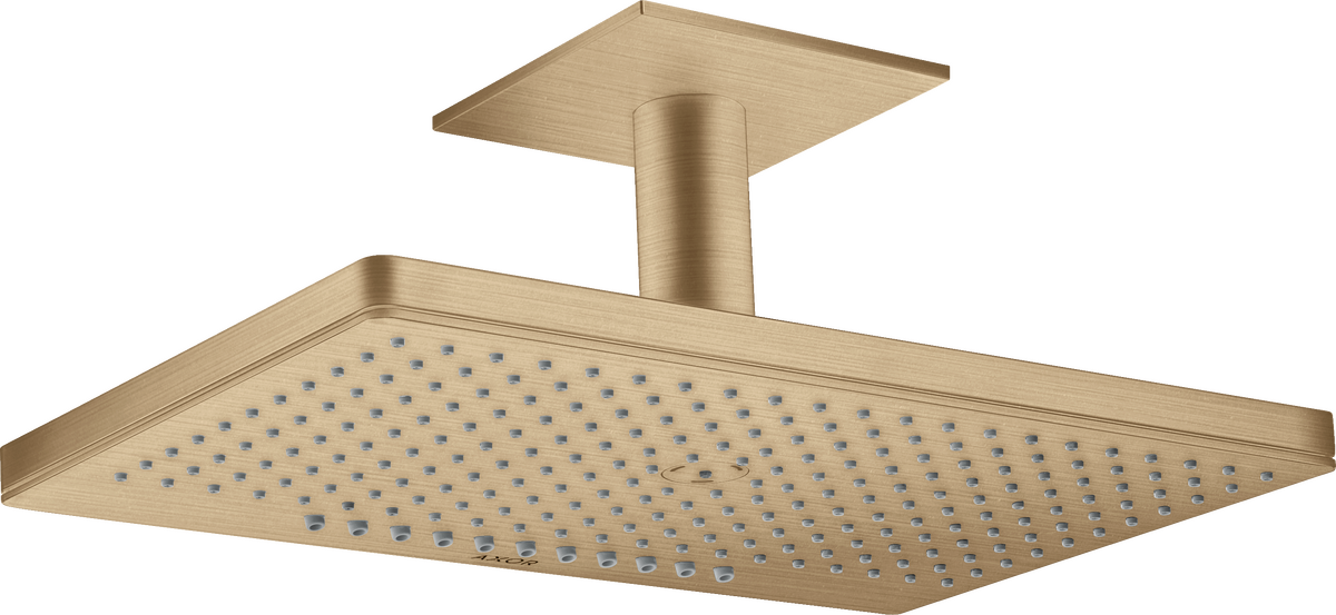 HANSGROHE AXOR ShowerSolutions Kopfbrause 460/300 2jet mit Deckenanschluss #35279140 - Brushed Bronze