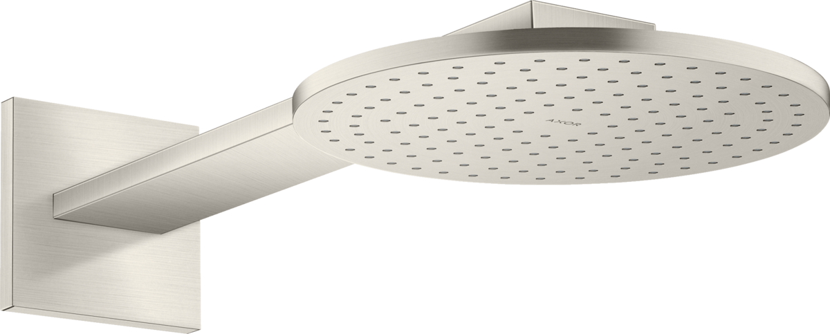 HANSGROHE AXOR ShowerSolutions Kopfbrause 250 2jet mit Brausearm #35296800 - Edelstahl Optic