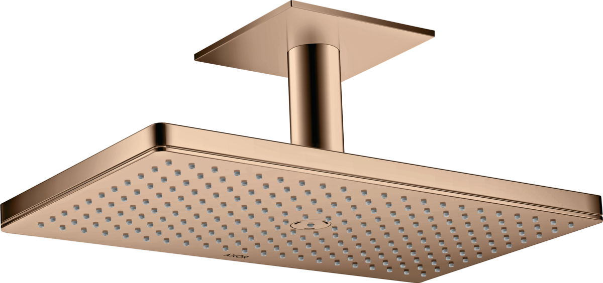 HANSGROHE AXOR ShowerSolutions Kopfbrause 460/300 1jet mit Deckenanschluss #35277300 - Polished Red Gold