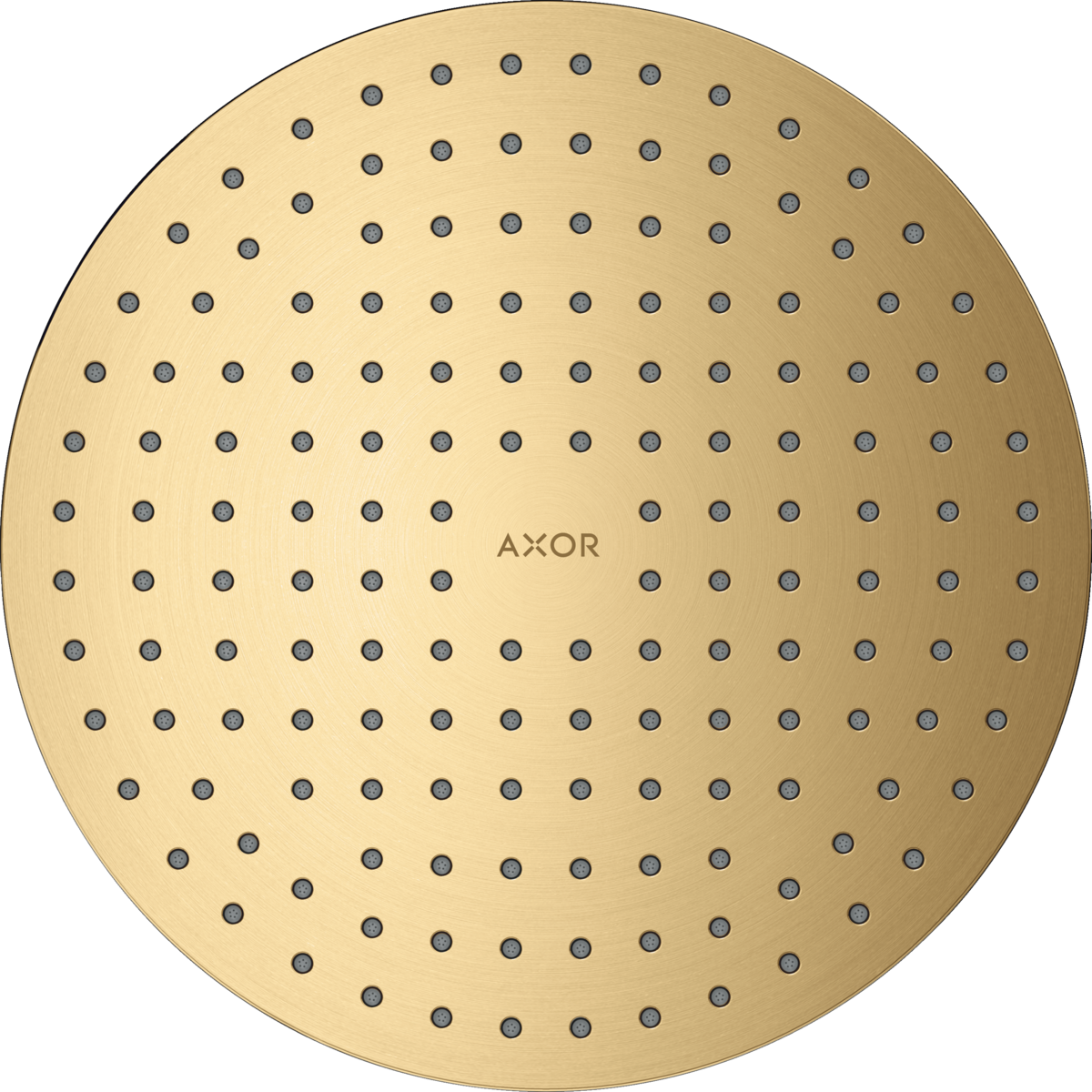HANSGROHE AXOR ShowerSolutions Kopfbrause 250 2jet Deckenintegriert #35298250 - Brushed Gold Optic