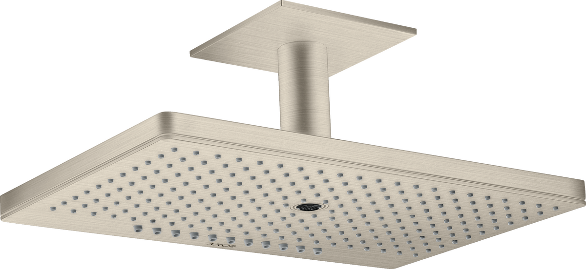 HANSGROHE AXOR ShowerSolutions Kopfbrause 460/300 3jet mit Deckenanschluss #35281820 - Brushed Nickel