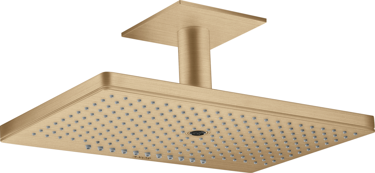 HANSGROHE AXOR ShowerSolutions Kopfbrause 460/300 3jet mit Deckenanschluss #35281140 - Brushed Bronze