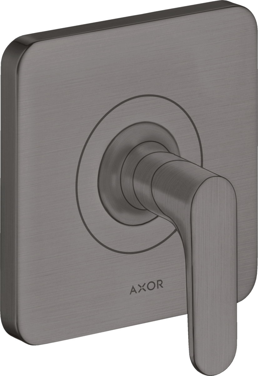 HANSGROHE AXOR Citterio M Absperrventil Unterputz mit Hebelgriff #34960340 - Brushed Black Chrome