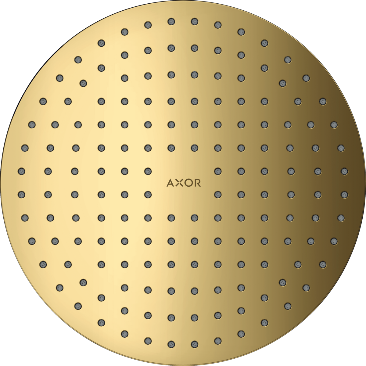 HANSGROHE AXOR ShowerSolutions Kopfbrause 250 2jet Deckenintegriert #35298990 - Polished Gold Optic