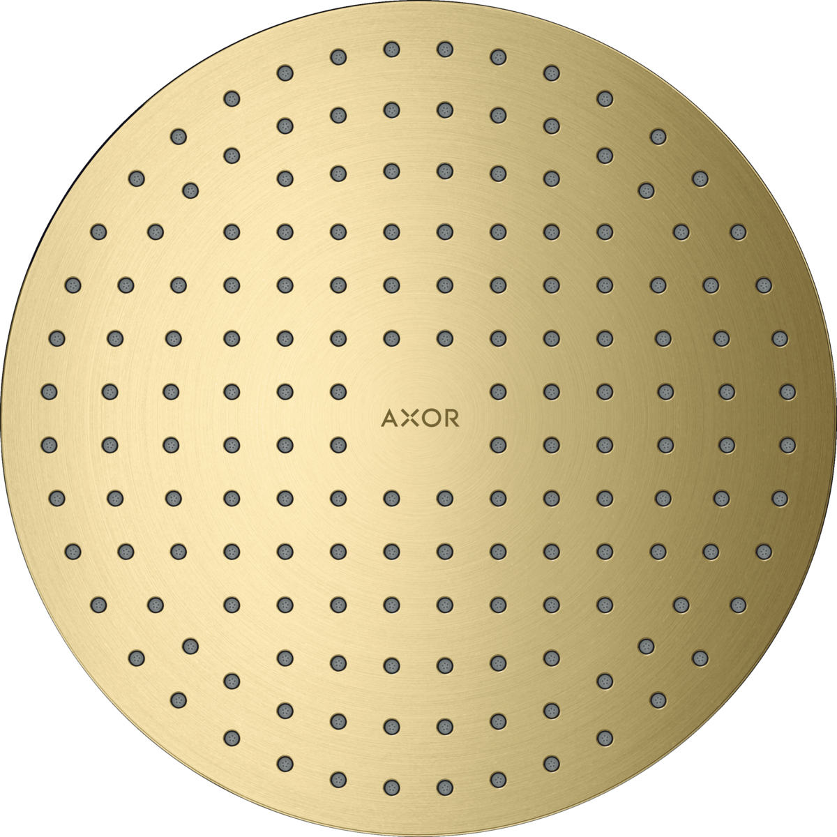 HANSGROHE AXOR ShowerSolutions Kopfbrause 250 1jet Deckenintegriert #35287950 - Brushed Brass