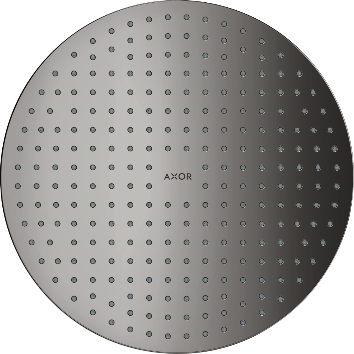 HANSGROHE AXOR ShowerSolutions Kopfbrause 300 2jet Deckenintegriert #35305330 - Polished Black Chrome