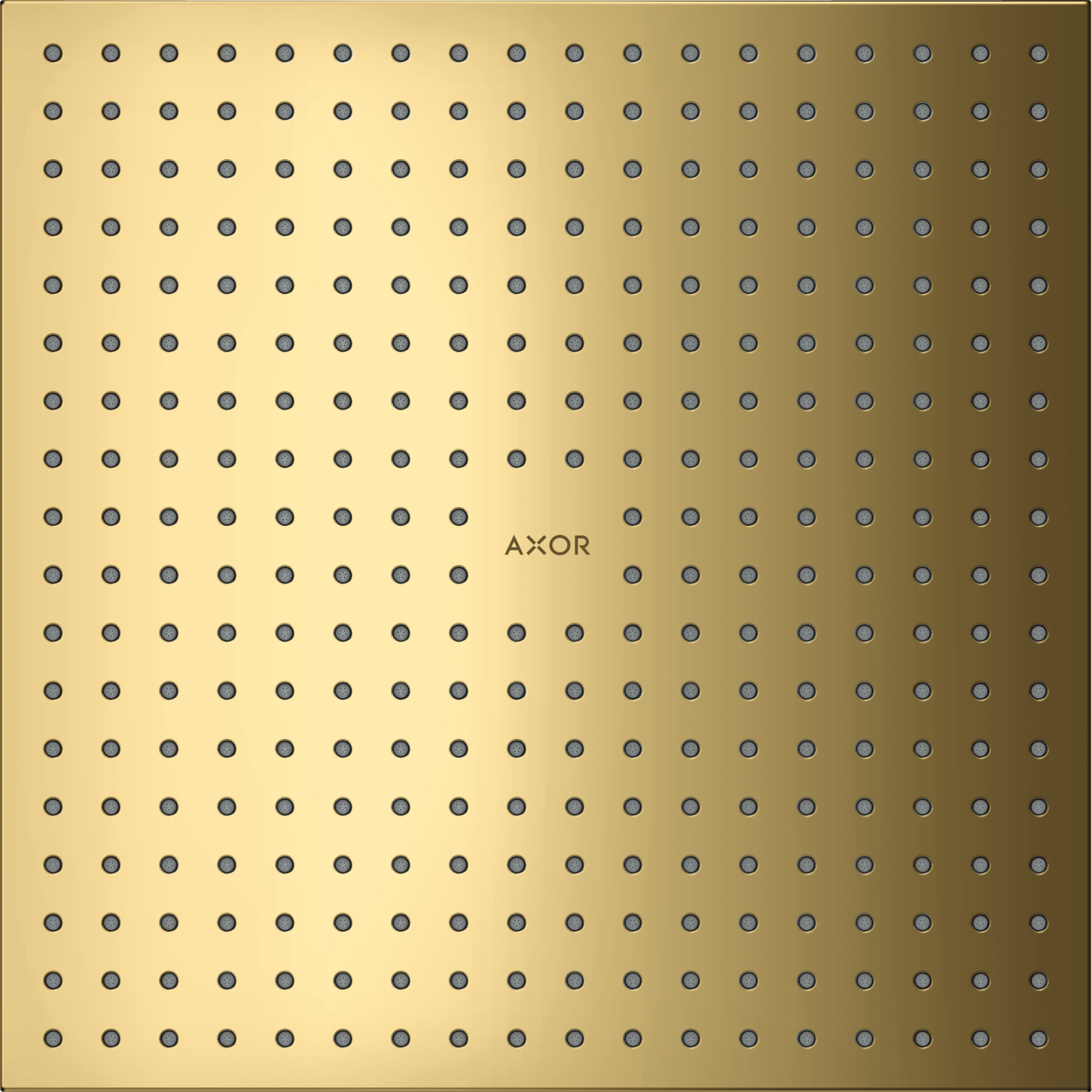 HANSGROHE AXOR ShowerSolutions Kopfbrause 300/300 2jet Deckenintegriert #35321990 - Polished Gold Optic