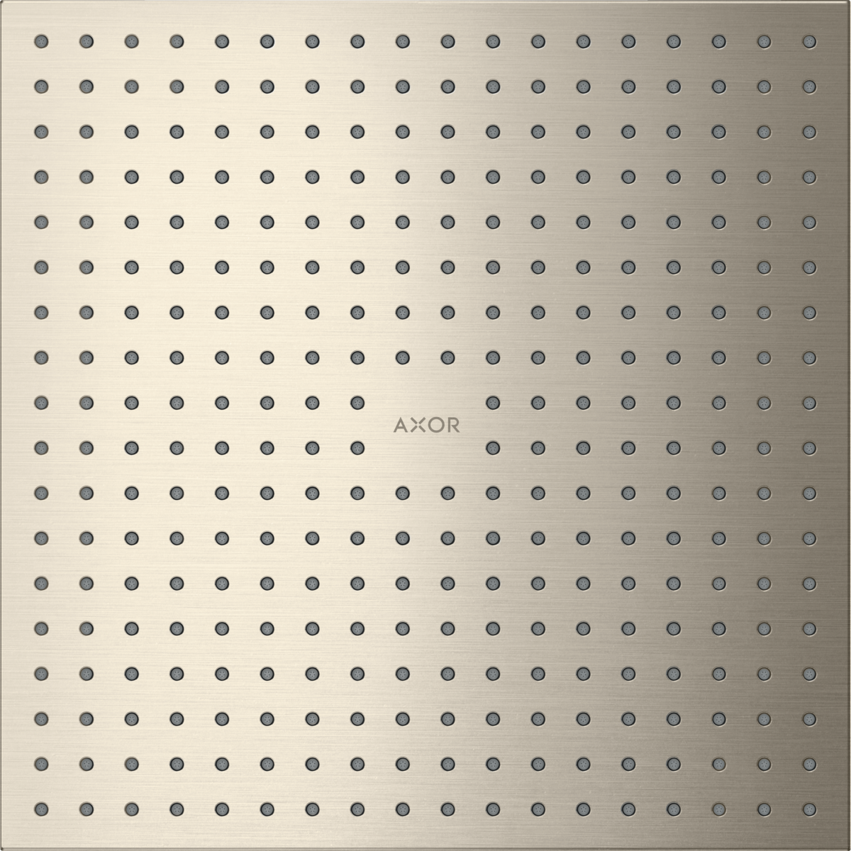 HANSGROHE AXOR ShowerSolutions Kopfbrause 300/300 2jet Deckenintegriert #35321820 - Brushed Nickel